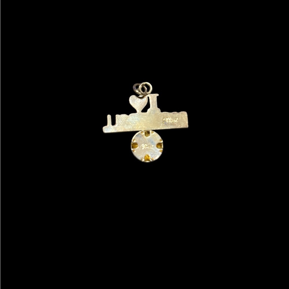 Silver Basketball Pendant Signed “Best” - Picture 4 of 4